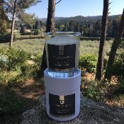 Bougie Parfumée 240gr Ambre Noir
