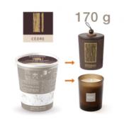 Bougie parfumée RECHARGE nouveau format 170gr Cèdre