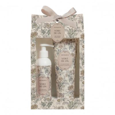 Coffret Parfumé Lait Corps & Gel Douche Voile de Lin