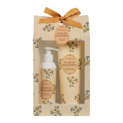 Coffret Parfumé Lait Corps & Gel Douche Fleur de Mandarine
