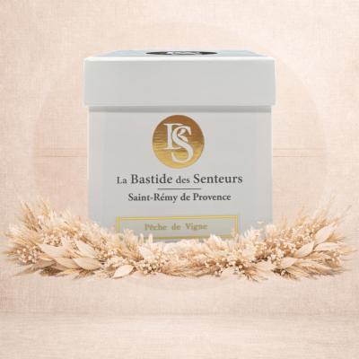 Bougie Parfumée 200gr Pêche de Vigne