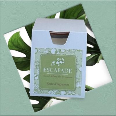 ESCAPADE Bougie Parfumée 170gr ZESTE D'AGRUMES