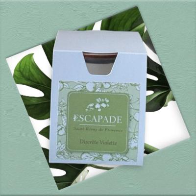 ESCAPADE Bougie Parfumée 170gr DISCRETE VIOLETTE