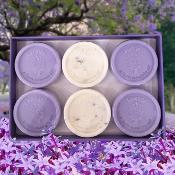 Coffret 6 savons invités Lavande