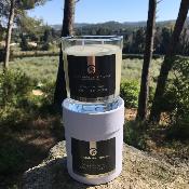 Bougie Parfume 240gr Sous l'Olivier