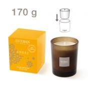 Bougie parfumée rechargeable 170gr Ambre