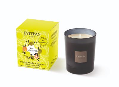 Bougie parfumée rechargeable 170gr Terre d'Agrumes