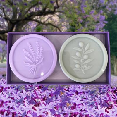 Coffret 2 savons Lavande et Fleurs d'Olivier