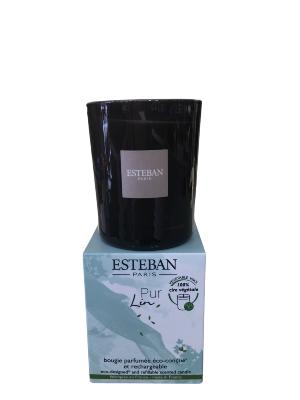 Bougie parfumée rechargeable 180gr Lin