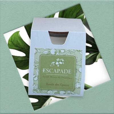 ESCAPADE Bougie Parfumée 170gr ROUTE DES EPICES