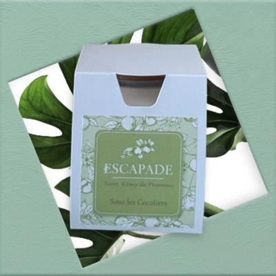 ESCAPADE Bougie Parfumée 170gr SOUS LES COCOTIERS