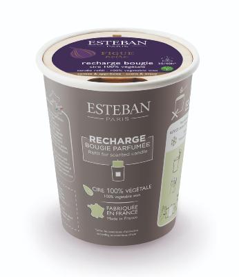 Bougie parfumée RECHARGE nouveau format 180gr Figue Noire