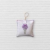 Sachet de Lavande Carré Lavande Blanc