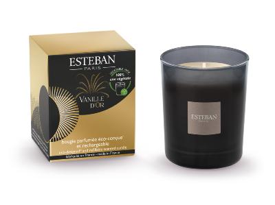 NOUVEAU Bougie parfumée rechargeable 180gr Vanille d'Or