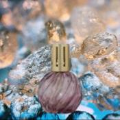 Lampe Verre Spirale Rose