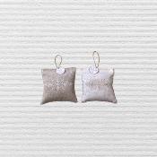 Sachet de Lavande Carré Renaissance Ficelle