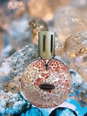 Lampe Mosaïque Orange NOUVEAU