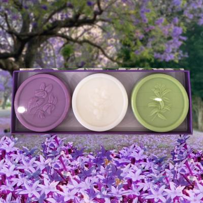 Coffret 3 savons Violette, Jasmin et Verveine