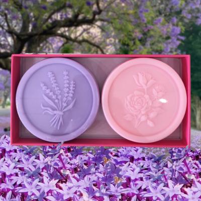 Coffret 2 savons Lavande et Rose