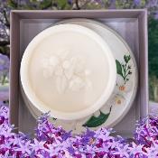 Savon + Porte-Savon Jasmin Blanc