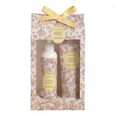 Coffret Parfumé Lait Corps & Gel Douche Soleil Pastel