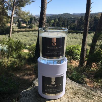 Bougie Parfumée 240gr Lavande en Fleurs
